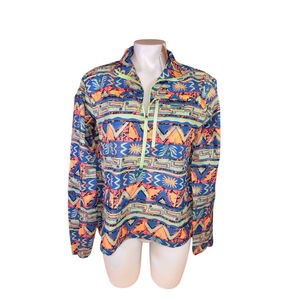 Women's Patagonia houdini jacket , Size S, Blue Orange